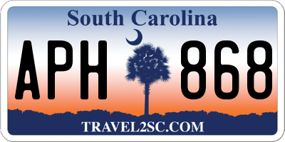 SC license plate APH868