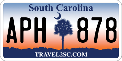SC license plate APH878