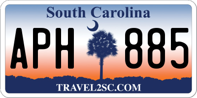 SC license plate APH885