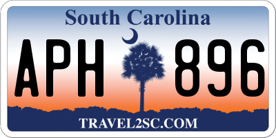 SC license plate APH896