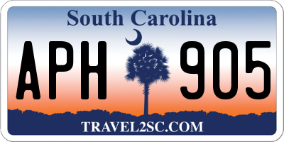 SC license plate APH905