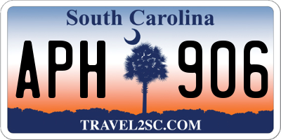 SC license plate APH906