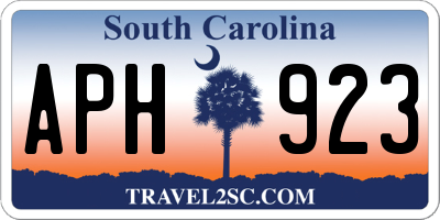 SC license plate APH923