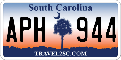 SC license plate APH944
