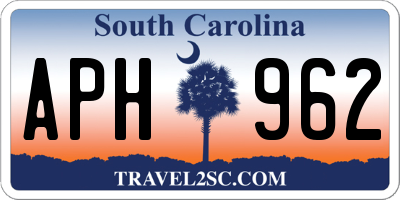 SC license plate APH962