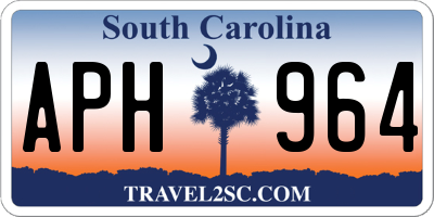 SC license plate APH964