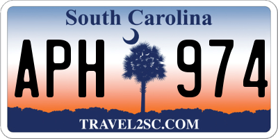 SC license plate APH974