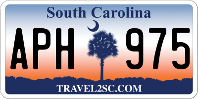 SC license plate APH975