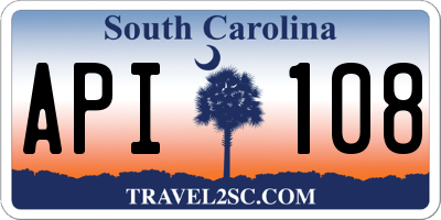 SC license plate API108