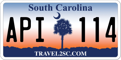 SC license plate API114