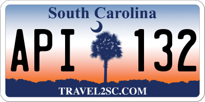 SC license plate API132