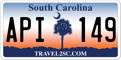 SC license plate API149