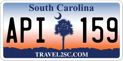 SC license plate API159
