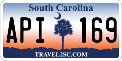 SC license plate API169