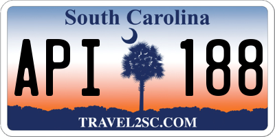 SC license plate API188