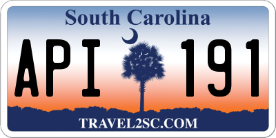 SC license plate API191