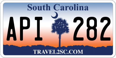 SC license plate API282