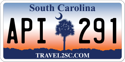 SC license plate API291