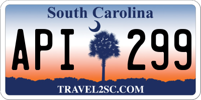 SC license plate API299