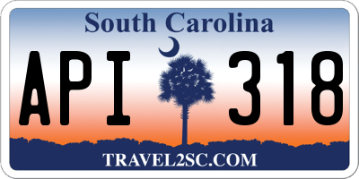 SC license plate API318