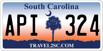 SC license plate API324