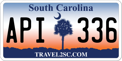 SC license plate API336