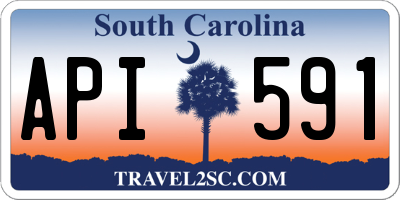 SC license plate API591