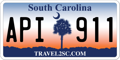 SC license plate API911