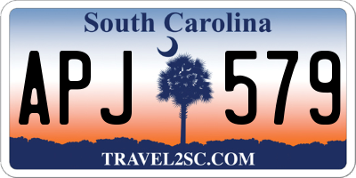 SC license plate APJ579