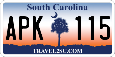 SC license plate APK115