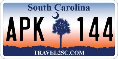 SC license plate APK144