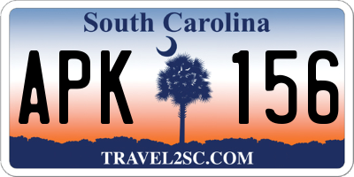 SC license plate APK156