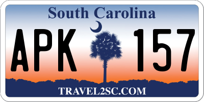 SC license plate APK157