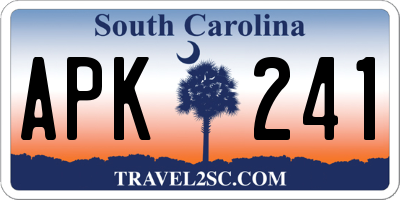 SC license plate APK241