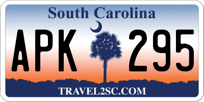 SC license plate APK295