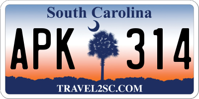 SC license plate APK314