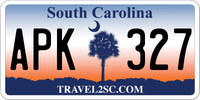 SC license plate APK327