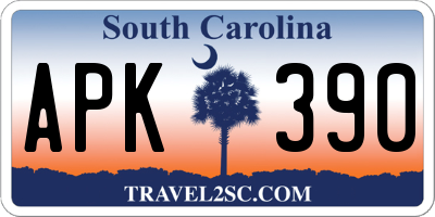 SC license plate APK390