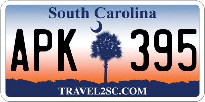 SC license plate APK395