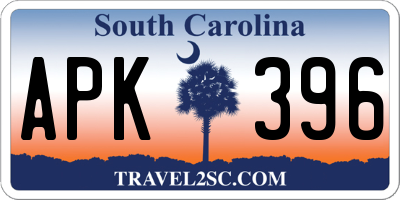 SC license plate APK396
