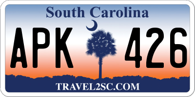 SC license plate APK426