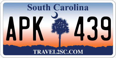 SC license plate APK439