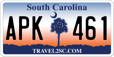 SC license plate APK461