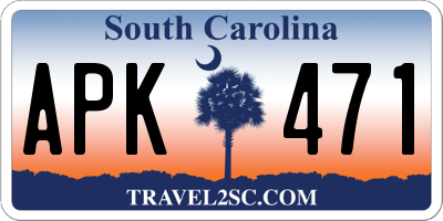 SC license plate APK471