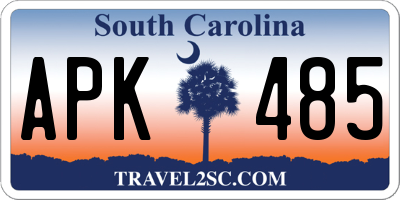 SC license plate APK485
