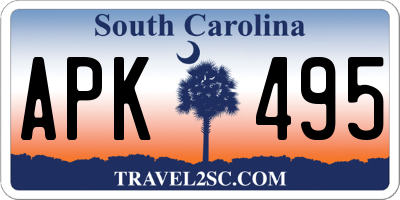 SC license plate APK495