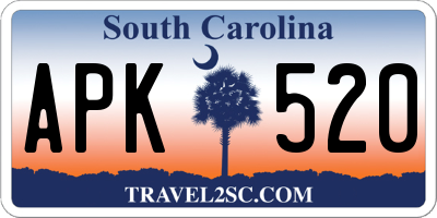SC license plate APK520