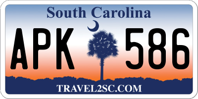 SC license plate APK586