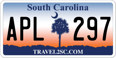 SC license plate APL297
