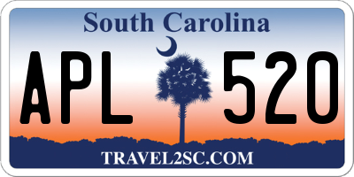 SC license plate APL520